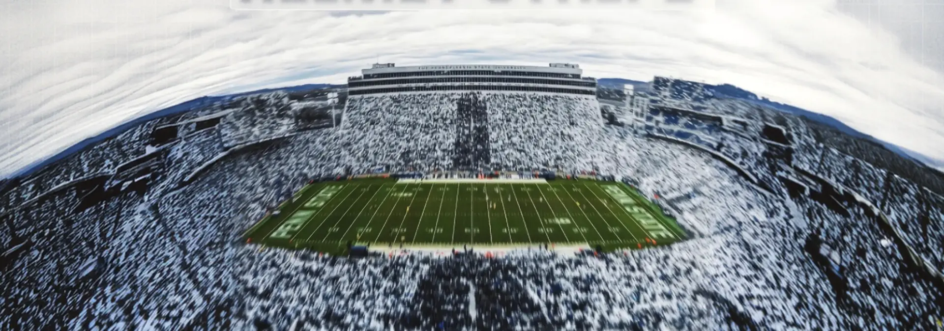 Penn State stadium filled for a White Out game