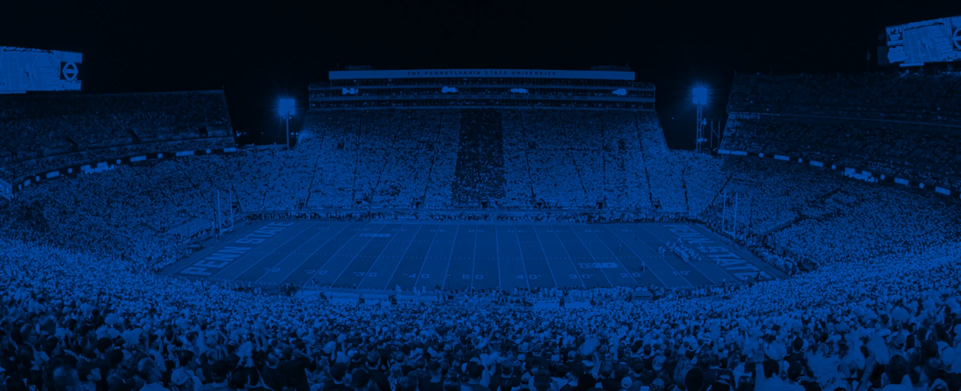 Penn State stadium on game day